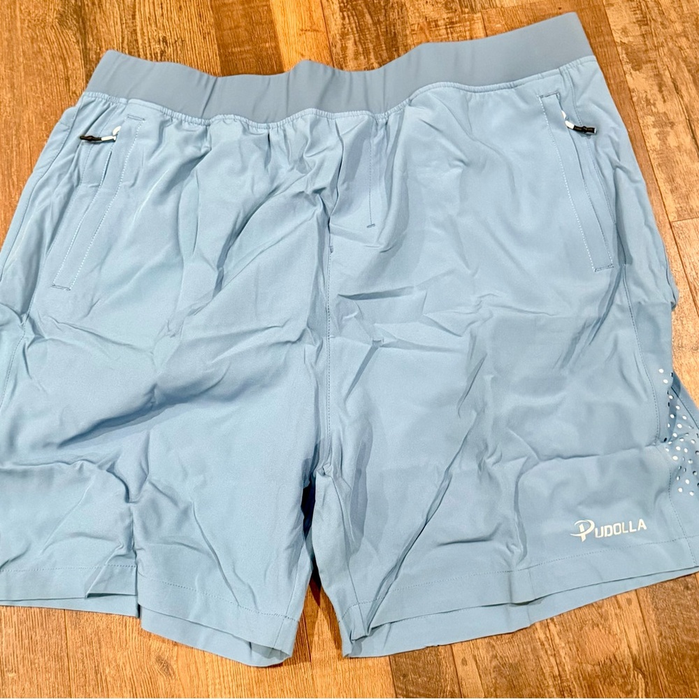 Light Blue Athletic Shorts